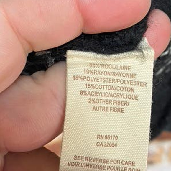 Free People Wool Blend Open Knit Fair Isle Printed Cowl Neck Pullover Sweater - Picture 7 of 9